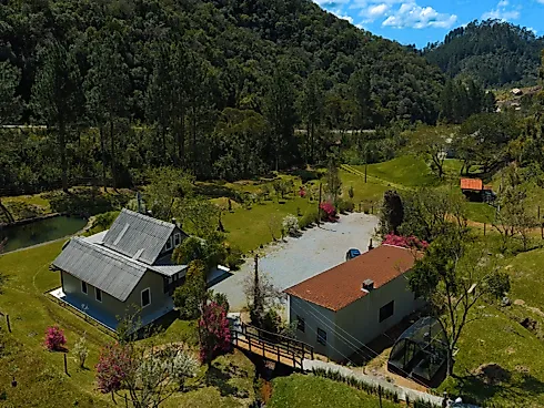 Sítio dos Sonhos em Rancho Queimado - SC, Rico em Água! - Foto 35