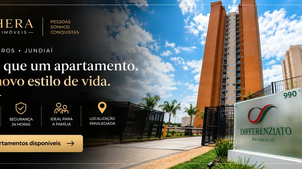 Apartamentos no Differenziato em Jundiaí | Hera Imóveis