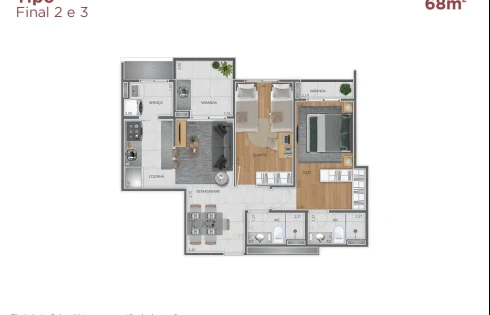 Apartamento em Recanto Quarto Centenário, Jundiaí
