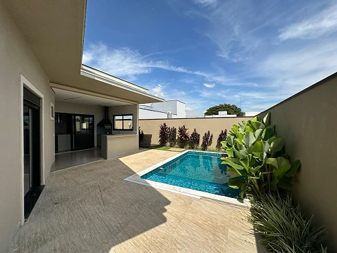 Casa Térrea de Luxo com Piscina no Residencial Royal Garden, Paulínia - Foto 13