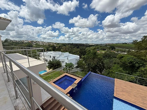 Casa dos Sonhos no Alphaville Campinas: 5 Suítes, Piscina Infinita e Design Impecável! - Foto 15