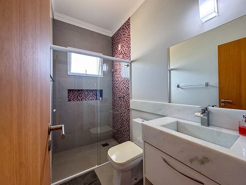 Casa em Condomínio em Paulínia | 100% Reformada | Piscina, Espaço Gourmet e Hidromassagem | Conforto e Sofisticação em Cada Detalhe - Foto 18