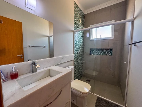 Casa em Condomínio em Paulínia | 100% Reformada | Piscina, Espaço Gourmet e Hidromassagem | Conforto e Sofisticação em Cada Detalhe - Foto 20