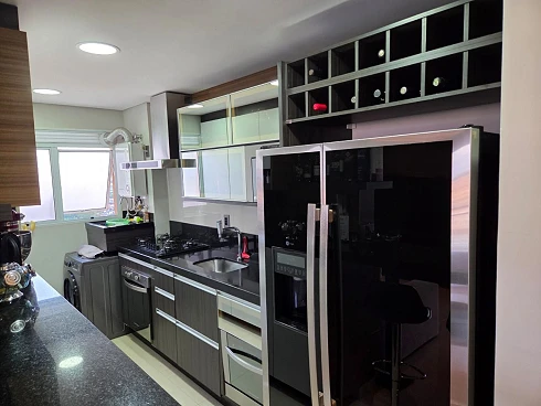 Apartamento de 75 m² no Chácara Prado, Mobiliado, com 2 Dormitórios (1 Suíte), Sacada, Churrasqueira e 2 Vagas Cobertas - Foto 6