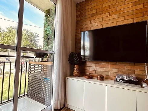Apartamento Mobiliado no Viva e Realize | 42m² | 2 Dormitórios | Sacada e Churrasqueira | Planejados | - Foto 11