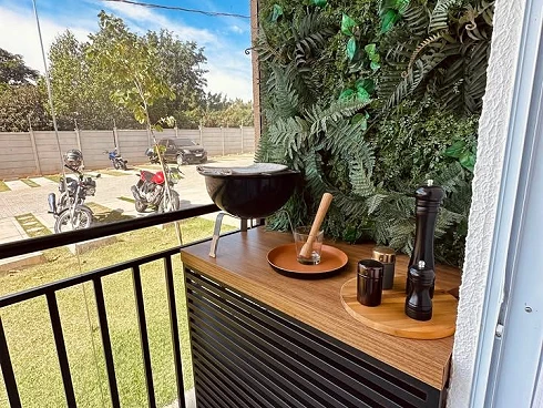 Apartamento Mobiliado no Viva e Realize | 42m² | 2 Dormitórios | Sacada e Churrasqueira | Planejados | - Foto 15