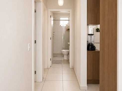 Apartamento Mobiliado em Campinas | 2 Dormitórios | Quintal Privativo | Pronto para Morar | Portaria 24h - Foto 7