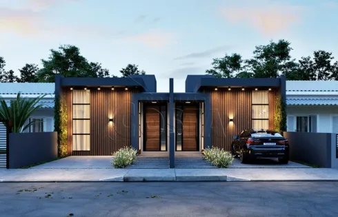 Casa Geminada com 2 quartos em Bela Vista, Palhoça