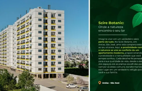 Apartamento com 2 quartos em Areias, São José