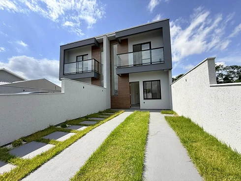 Sobrado Geminado com 2 quartos em Bela Vista, Palhoça