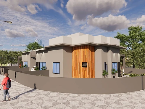 Casa Geminada com 2 quartos em Forquilhas, São José