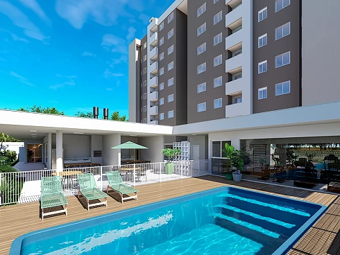 Apartamento em Rio Caveiras, Biguaçu