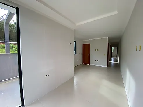 Casa Geminada com Ótimo Espaço de Fundos - Casa geminada em Forquilhas, São José - Foto 4