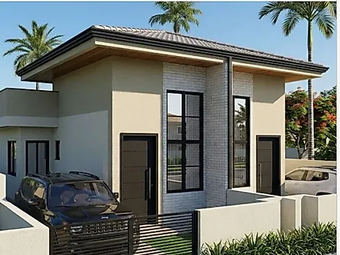 Casa Geminada  2 Dormitórios - Novo Horizonte - São José - Casa geminada em Forquilhas, São José - Foto 1