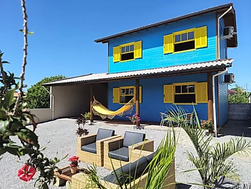 Residência Praia da Pinheira Há 150 Metros do Mar - Casa em Pinheira, Palhoça - Foto 1