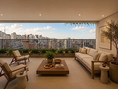Apartamento com 3 quartos em Cerqueira César, São Paulo