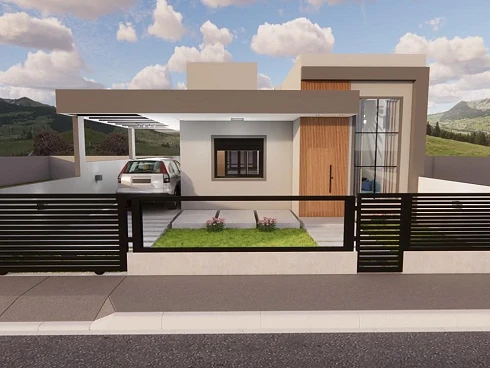 Casa com 2 quartos em Forquilhas, São José