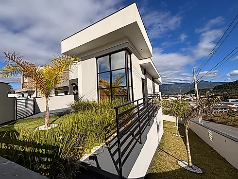 Casa Unifamiliar 3 Quartos, Localizada no Alto Aririú - Palhoça/SC - Apartamento em Alto Aririú, Palhoça - Foto 2