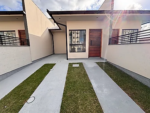 Casa Geminada com 2 Dormitórios - Loteamento Nova São José - Casa geminada em Sertão do Maruim, São José - Foto 1