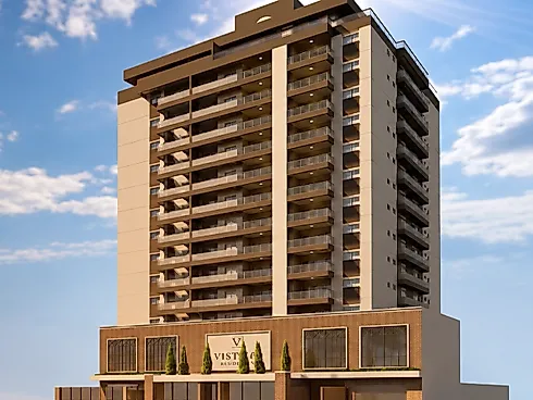 Apartamento 3 Quartos com Piscina no Vistage Residence - Apartamento em Barreiros, São José - Foto 1