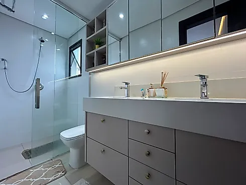 Apartamento Mobiliado com 2 Suítes e Lavabo - Pedra Branca - Foto 22