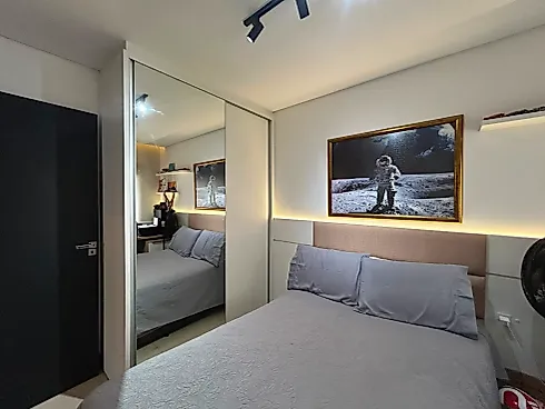 Apartamento Mobiliado com 2 Suítes e Lavabo - Pedra Branca - Foto 24