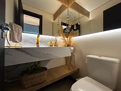 Apartamento Mobiliado com 2 Suítes e Lavabo - Pedra Branca - Foto 15
