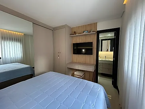 Apartamento Mobiliado com 2 Suítes e Lavabo - Pedra Branca - Foto 20