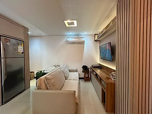 Apartamento Mobiliado com 2 Suítes e Lavabo - Pedra Branca - Foto 11