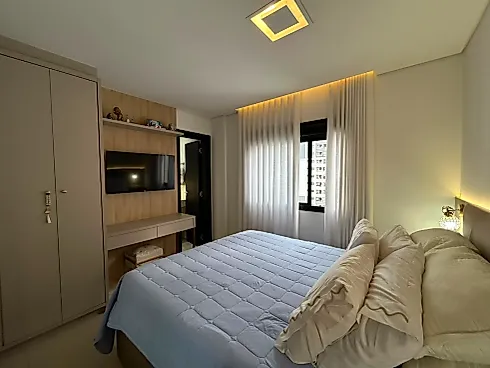 Apartamento Mobiliado com 2 Suítes e Lavabo - Pedra Branca - Foto 17