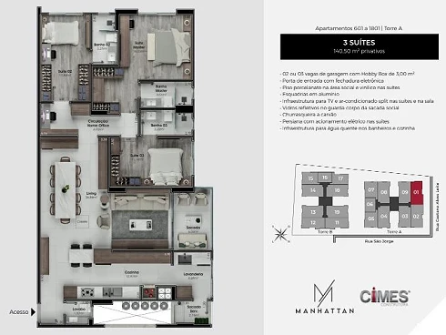 Apartamento em Nossa Senhora do Rosário, São José