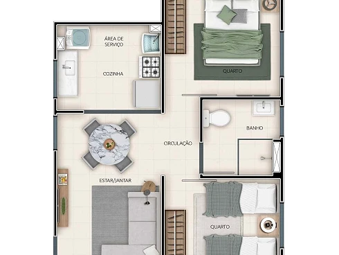 Apartamento em Areias, São José
