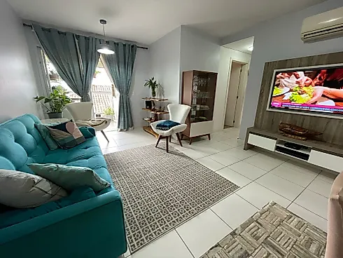 Apartamento 3 Quartos com 1 Suíte e 80m² - Praia Comprida - Apartamento em Praia Comprida, São José - Foto 1