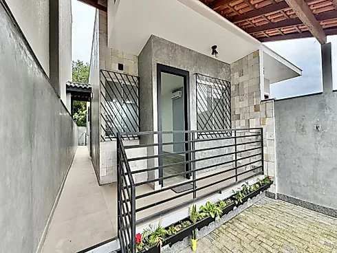 Casa Geminada 2 Quartos sendo 1 Suíte em Potecas, São José / SC - Casa geminada em Potecas, São José - Foto 1