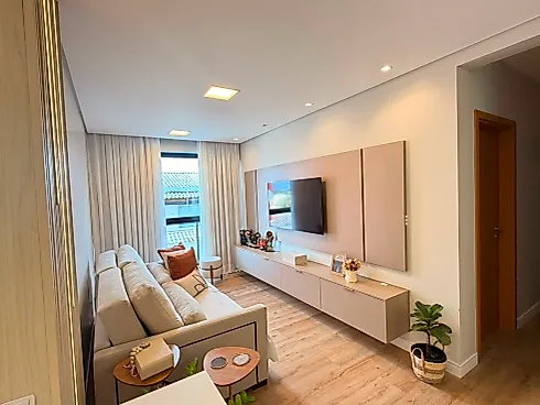 Apartamento 2 Quartos, no Residencial Terraza em Coqueiros - Apartamento em Coqueiros, Florianópolis - Foto 4