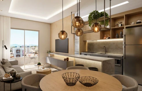 Apartamento 2 Quartos com 2 Suítes no Amber Residence - Apartamento em Barreiros, São José - Foto 3