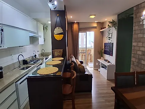 Apartamento 3 Quartos 77m² no San Sebatian - Barreiros - Apartamento em Barreiros, São José - Foto 3