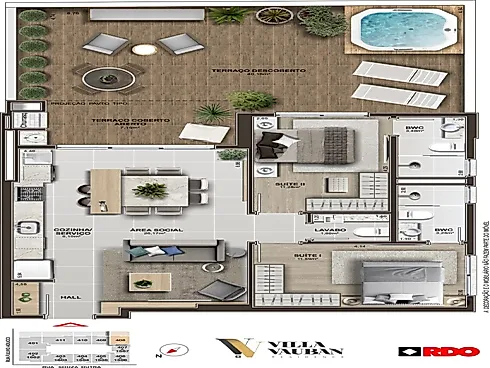 Apartamento 2 Quartos no Residencial Villa Vauban - Estreito - Foto 24