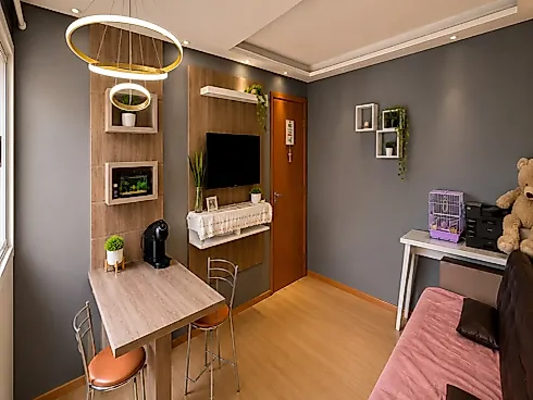 Apartamento 2 Dormitórios em Forquilhas, São José - Foto 2