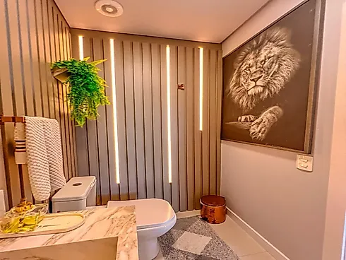 Apartamento 4 Quartos com Piscina - Pedra Branca - Foto 19