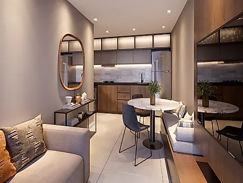 Apartamento 2 Quartos 55m² com Piscina - Passa Vinte - Foto 10
