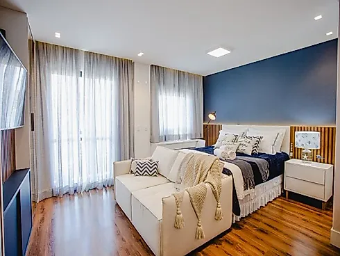 Studio Mobiliado 48m² no Bluebell - Bom Abrigo - Studio em Bom Abrigo, Florianópolis - Foto 2