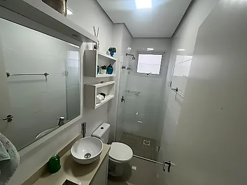 Apartamento 2 Quartos, 1 Suite e Sacada com Churrasqueira - Barreiros Vista Mar - Foto 15