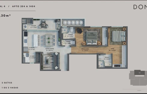 Apartamento em Campinas, São José