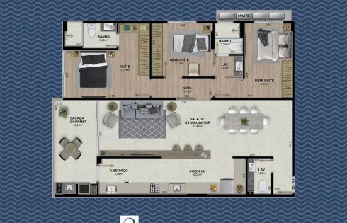 Apartamento em Capoeiras, Florianópolis