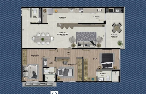 Apartamento em Capoeiras, Florianópolis