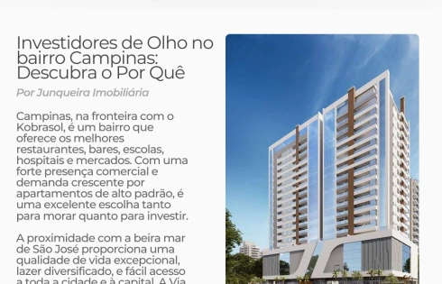 Apartamento em Barreiros, São José