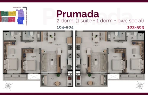 Apartamento 2 Quartos com 1 Suíte e 75m² - Estreito - Foto 5