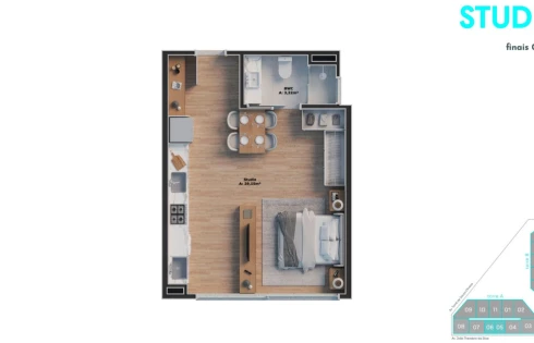Apartamento em Roçado, São José
