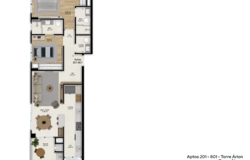 Apartamento em Balneário, Florianópolis